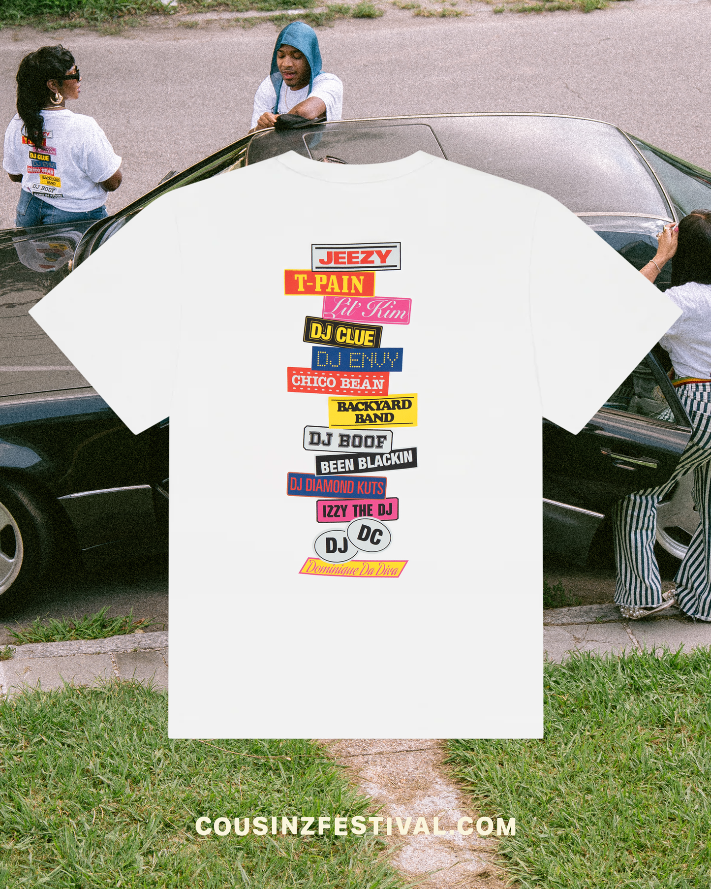 (PRE-ORDER) Cousinz x Denim Tears Festival T-Shirt